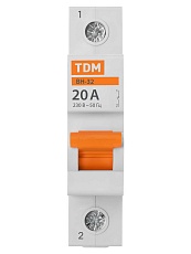 Выключатель нагрузки (мини-рубильник) ВН-32 1P 20A Home Use TDM SQ0211-0102 1