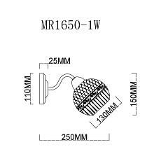 Бра MyFar Frank MR1650-1W 1