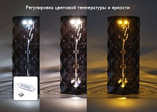 Настольная лампа ФАZA Кристалл CTL3-USB-bk 3