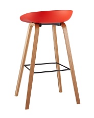 Барный стул Stool Group LIBRA красный деревян. ножки 8319 RED 3