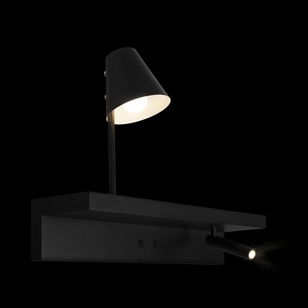Настенный светильник Loft IT Shelf 10216/2W Black фото 8