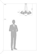 Люстра Freya FR8001PL-05WG 4