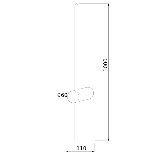 Бра Elektrostandard Cane MRL Led 1121 белый a061490 Фото № 2