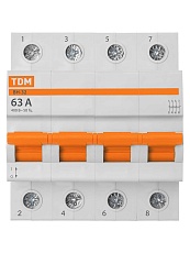 Выключатель нагрузки (мини-рубильник) ВН-32 4P 63A Home Use TDM SQ0211-0137 4