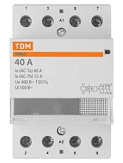Контактор модульный КМ63/4-40 4НО TDM SQ0213-0014 1