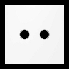 Накладка для розетки телевизионной оконечной TV+SAT S70 (белый матовый) Voltum VLS001602 1