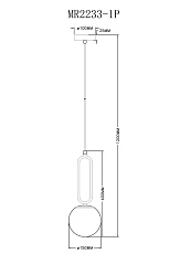 Подвесной светильник MyFar Pierre MR2233-1P 1