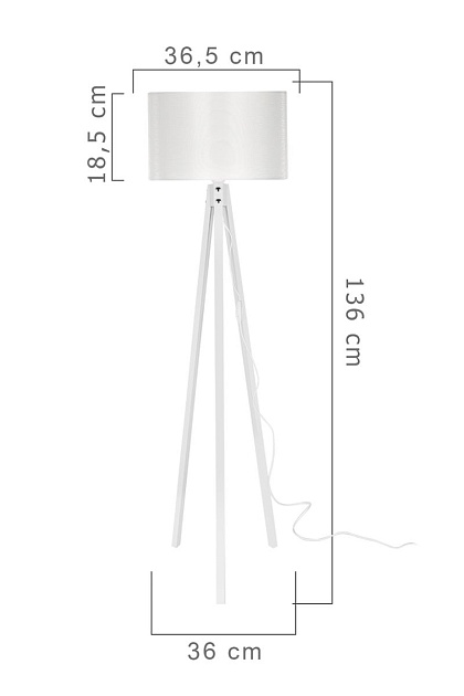 Торшер Toplight Sarah TL1618S-01WH Фото № 4