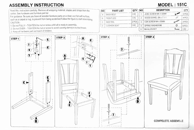 Кухонный стул Woodville Bert 11423 фото 2