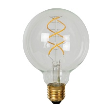 Лампа светодиодная диммируемая Lucide E27 4,9W 2700K прозрачная 49032/05/60 1