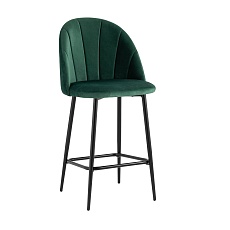 Полубарный стул Stool Group Логан велюр зелёный AV 413-Cdf-08(PP)