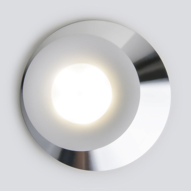 Встраиваемый светильник Elektrostandard 124 MR16 белый/серебро a053357 фото 5