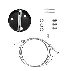 Подвесной светодиодный cветильник Geometria ЭРА Ring SPO-133-B-40K-045 45Вт 4000К черный Б0050563 3