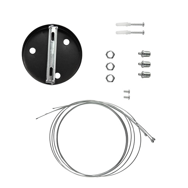 Подвесной светодиодный cветильник Geometria ЭРА Ring SPO-133-B-40K-045 45Вт 4000К черный Б0050563 фото 4