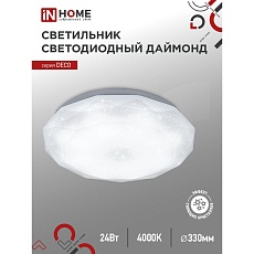 Потолочный светильник IN HOME 4690612033679