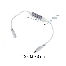 Мини-диммер для монохромной светодиодной ленты OGM с пультом 12/24V C4-10 2