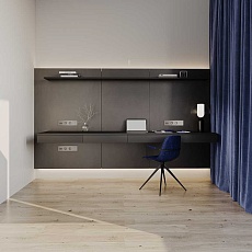 Рамка пластиковая Voltum S70 на 4 поста, (кашемир) VLS100403 1