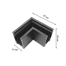 Коннектор L-образный Favourite Logica 1013-CU-002 1