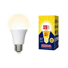 Лампа светодиодная E27 13W 3000K матовая LED-A60-13W/WW/E27/FR/NR UL-00004024 1
