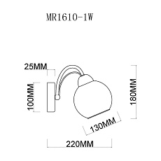 Бра MyFar Marsel MR1610-1W 1