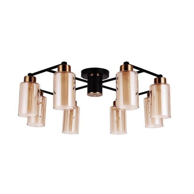 Потолочная люстра Arte Lamp Leo A7027PL-8BK Фото № 1