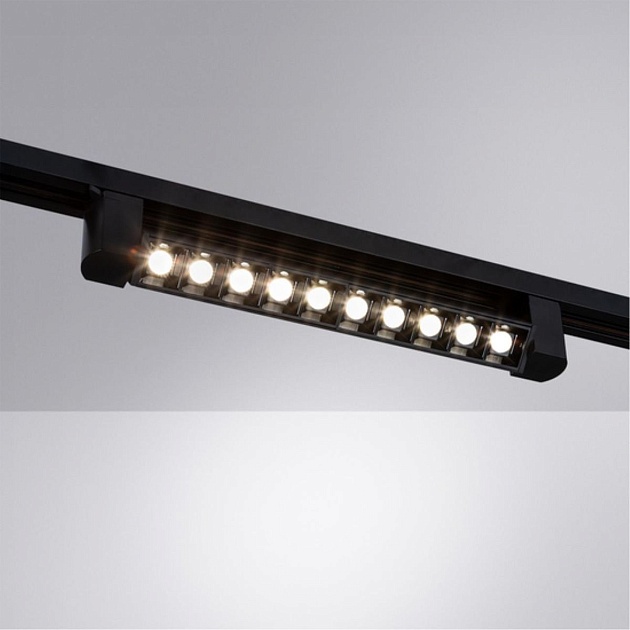 Трековый светодиодный светильник Arte Lamp Flash A4575PL-1BK фото 3