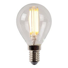 Лампа светодиодная диммируемая Lucide E14 4W 2700K прозрачная 49022/04/60 2