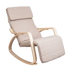 Кресло-качалка AksHome Smart бежевый ткань 72147
