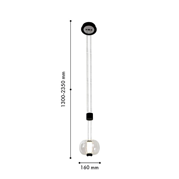 Подвесной светодиодный светильник Favourite Lyfta 4493-1P фото 2