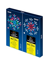 Подвесной светодиодный светильник «Снежинка» Uniel ULD-H4040-048/DTA RGB IP20 Snowflake UL-00007250 4