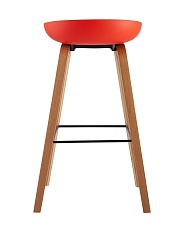 Барный стул Stool Group LIBRA красный деревян. ножки 8319 RED 2