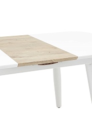 Кухонный стол Stool Group Чикаго 120-160*90 белый УТ000002134 2