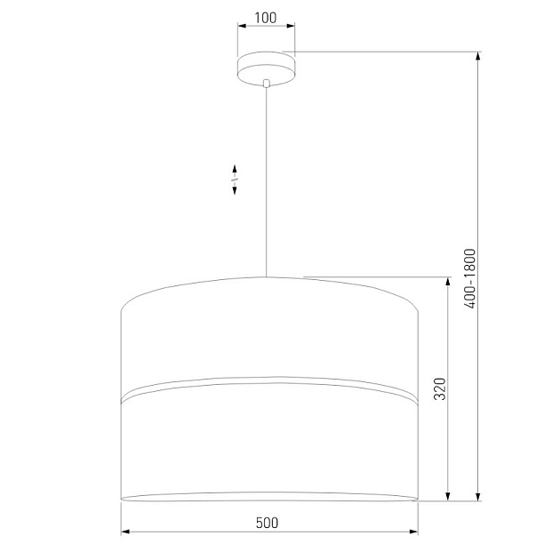 Подвесной светильник TK Lighting 534 Hilton Фото № 3