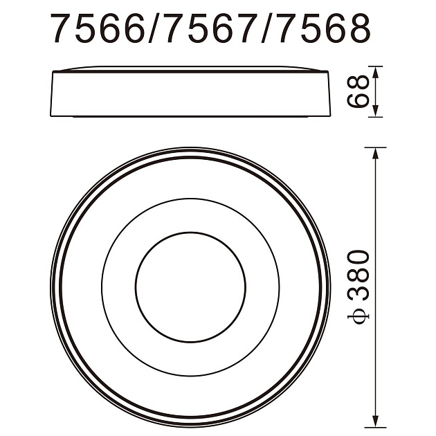 Потолочный светодиодный светильник Mantra Coin 7692 Фото № 2