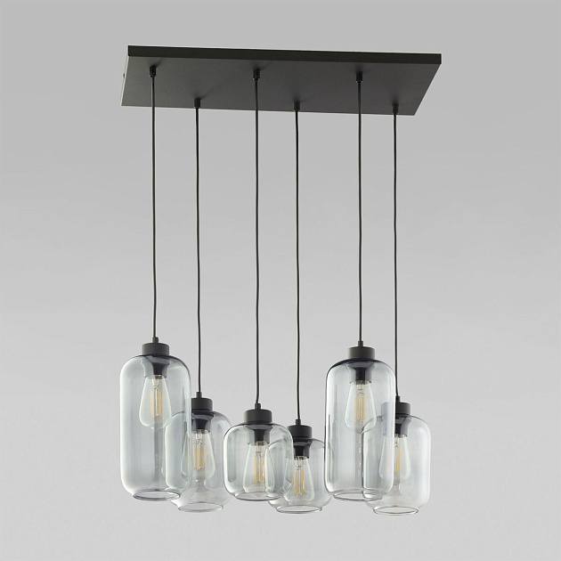 Подвесная люстра TK Lighting 1027 Marco Graphite фото 