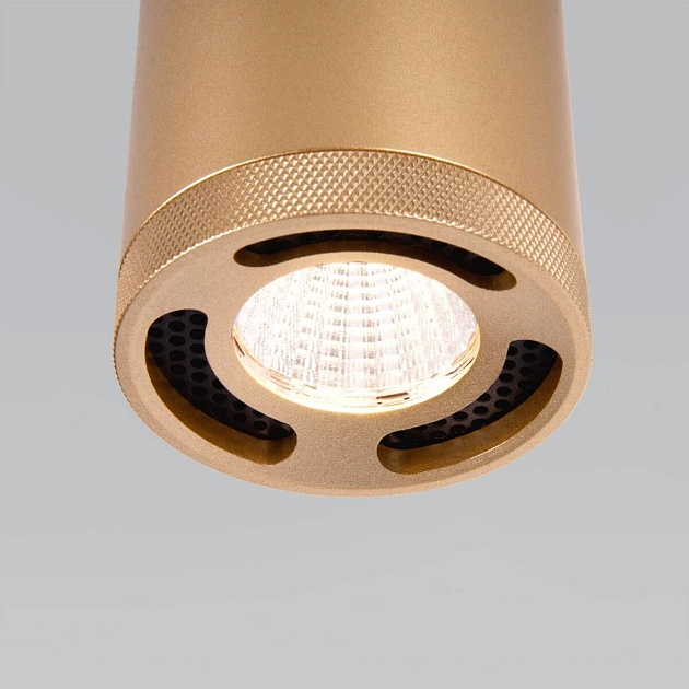 Потолочный светодиодный светильник Elektrostandard Lead 25033/LED золотой a062523 фото 2