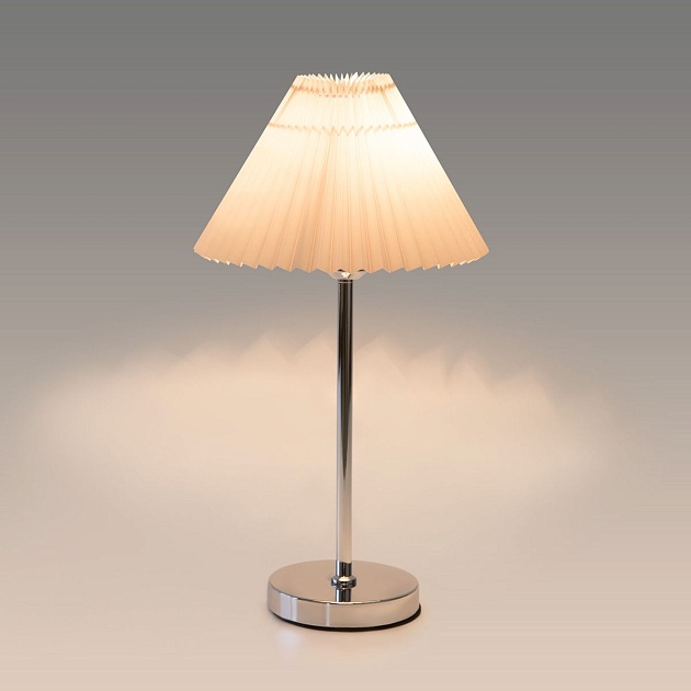 Настольная лампа Eurosvet Peony 01132/1 хром/серый фото 5