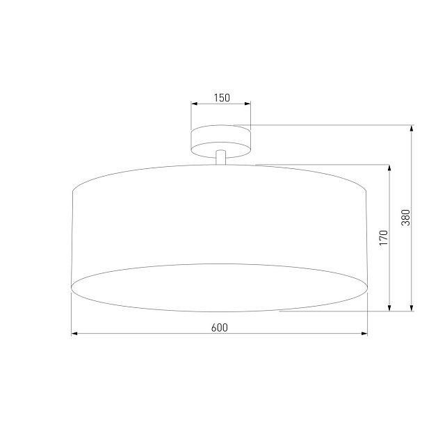 Потолочный светильник TK Lighting 4245 Rondo Black фото 2