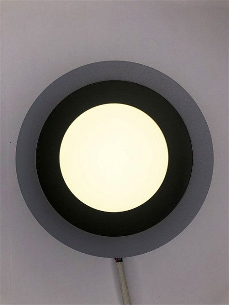 Настенно-потолочный светодиодный светильник Elvan NLS-500R-6/3-WW/NH-Bk фото 6