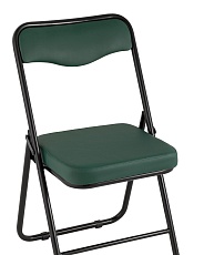 Складной стул Stool Group Джонни экокожа зелёный каркас черный матовый fb-jonny-eco-01 1