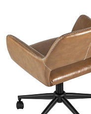 Поворотное кресло Stool Group Филиус экокожа коричневая FILIUS 5