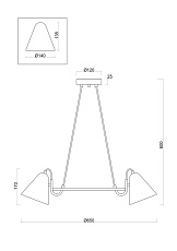 Люстра Freya FR8001PL-05WG 5