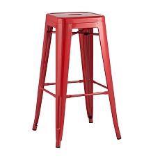 Барный стул Tolix красный глянцевый YD-H765 LG-03