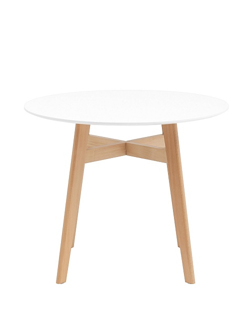 Кухонный стол Stool Group Target Circle D90 белый УТ000036022 Фото № 4