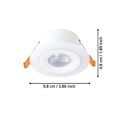 Встраиваемый светодиодный светильник Eglo Calonge (3 шт) 900913 1