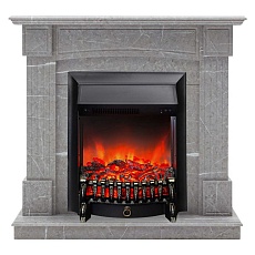 Электрокамин Realflame ANDREA STD GR с очагом Fobos Lux Black 301354