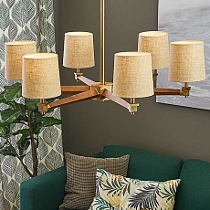 Подвесная люстра Imperium Loft Jorgenson D85 Beige/Dark Wood 102089-26 3