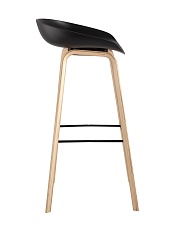 Барный стул Stool Group LIBRA черный деревян. ножки 8319 BLACK 1