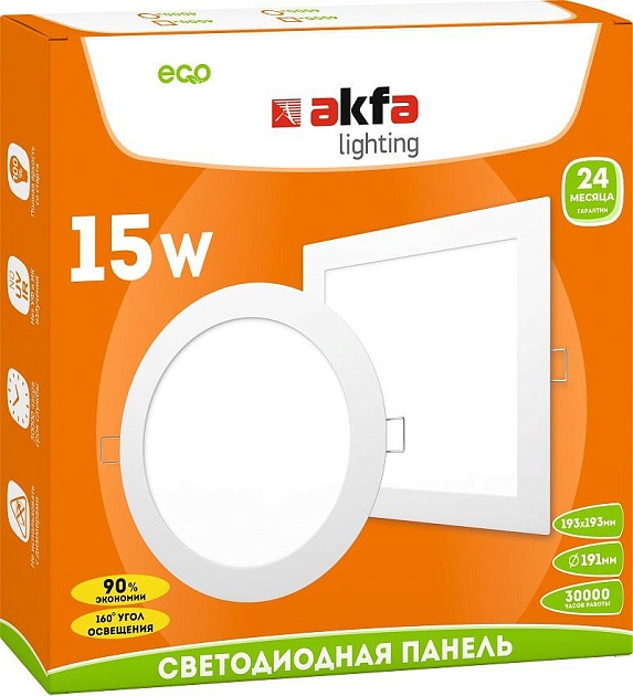 Встраиваемая светодиодная панель Akfa Lighting AK-LPS FLLPS150065A Фото № 2