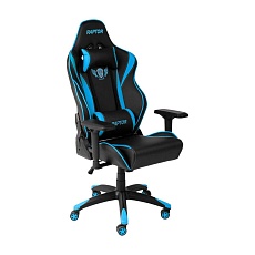 Игровое кресло AksHome Raptor синий + черный, экокожа 45708